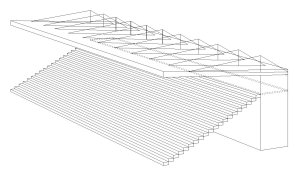 external cantilever technical drawing