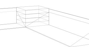 corner vertical grandstanding technical drawing