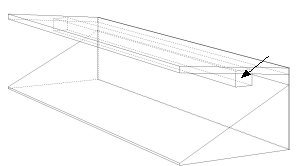 suspended boxes technical drawing